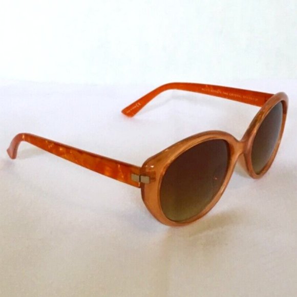 Accessories - HALSTON SUNGLASSES== TAN CRYSTAL == 57-19-136==MORE LIKE CRYSTAL ORANGE